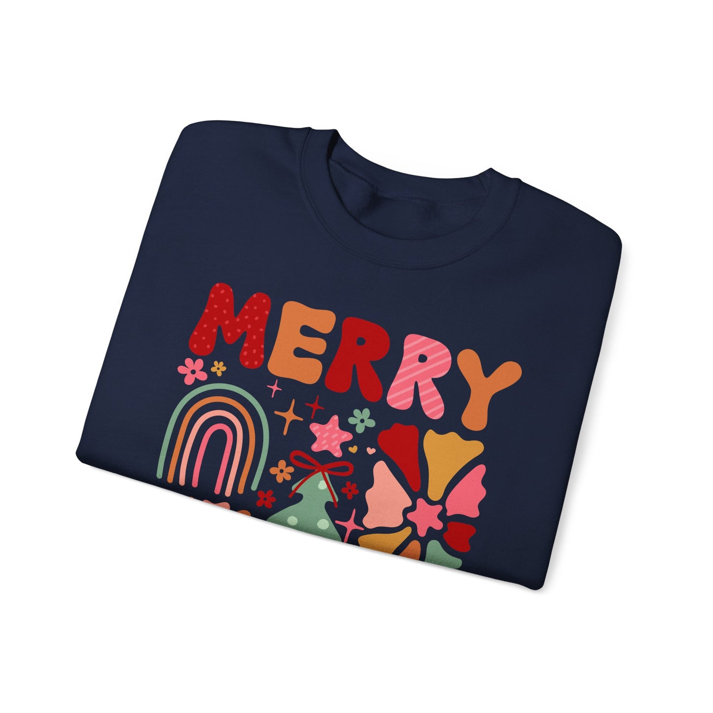 Crewneck merry christmas boho