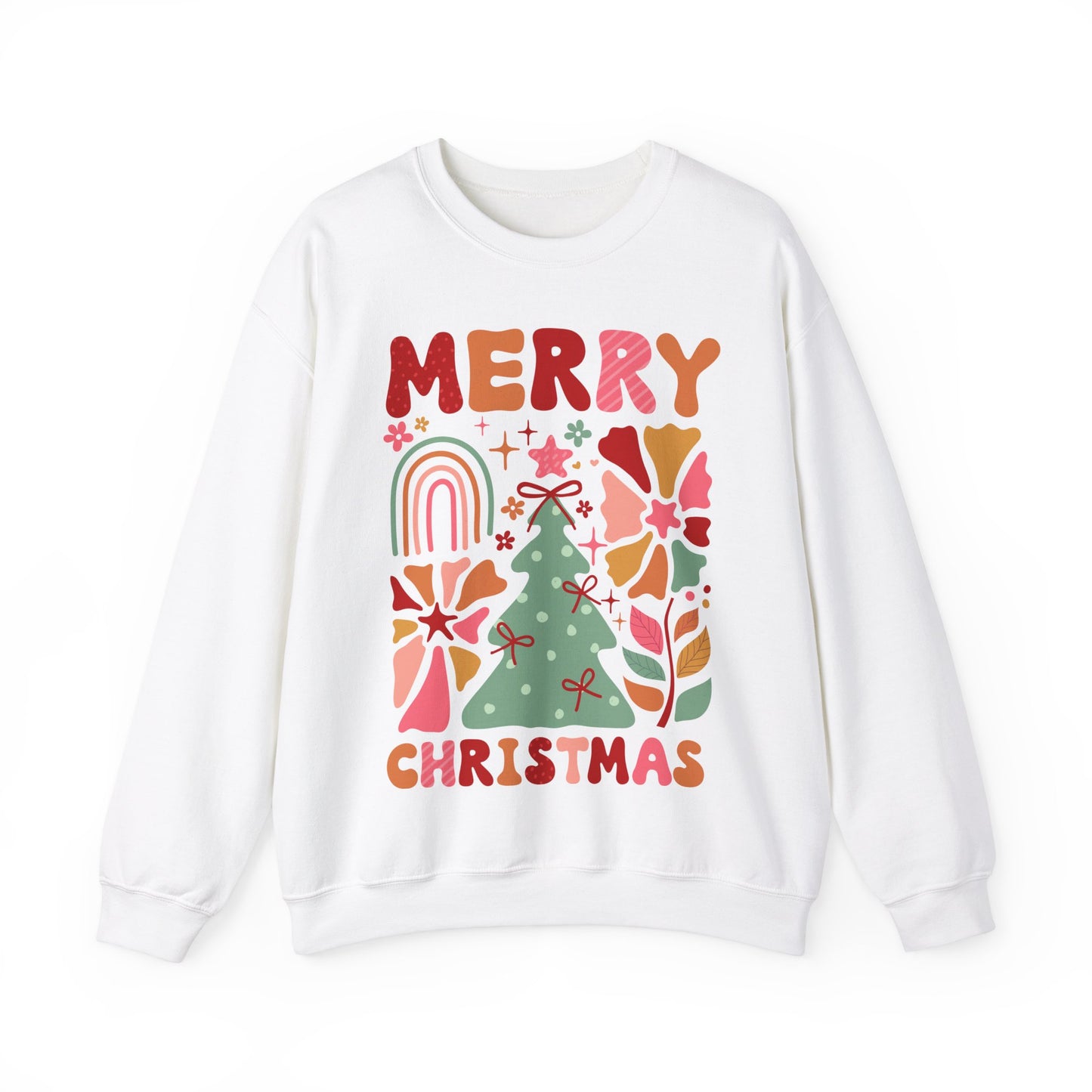 Crewneck merry christmas boho