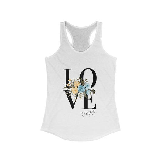 Racerback Tank love fleuri