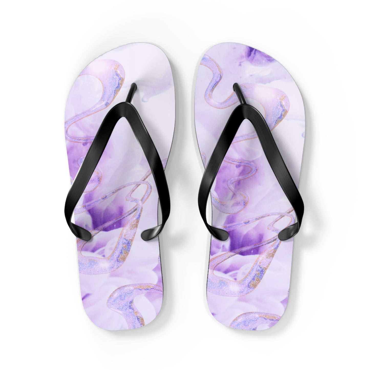 Flip Flops marbré mauve