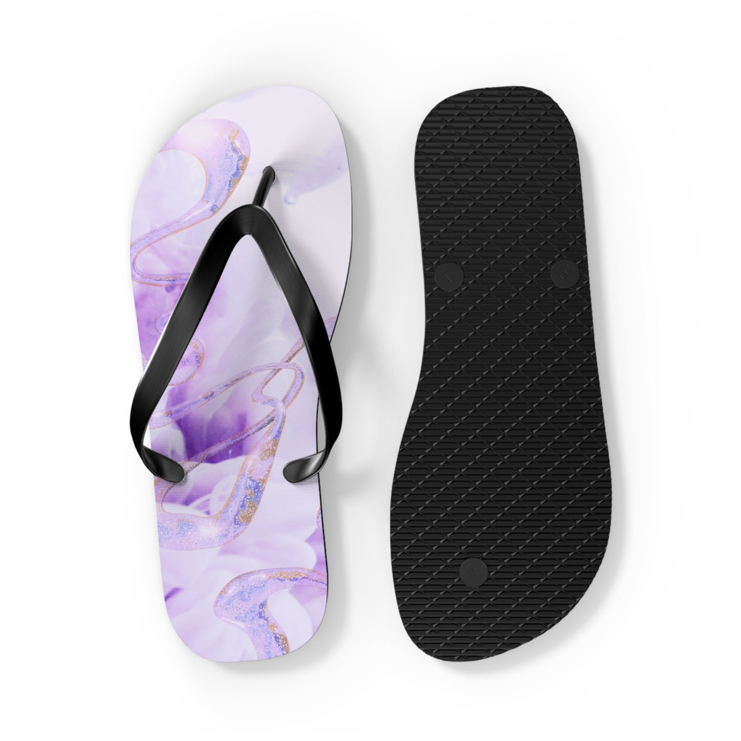 Flip Flops marbré mauve