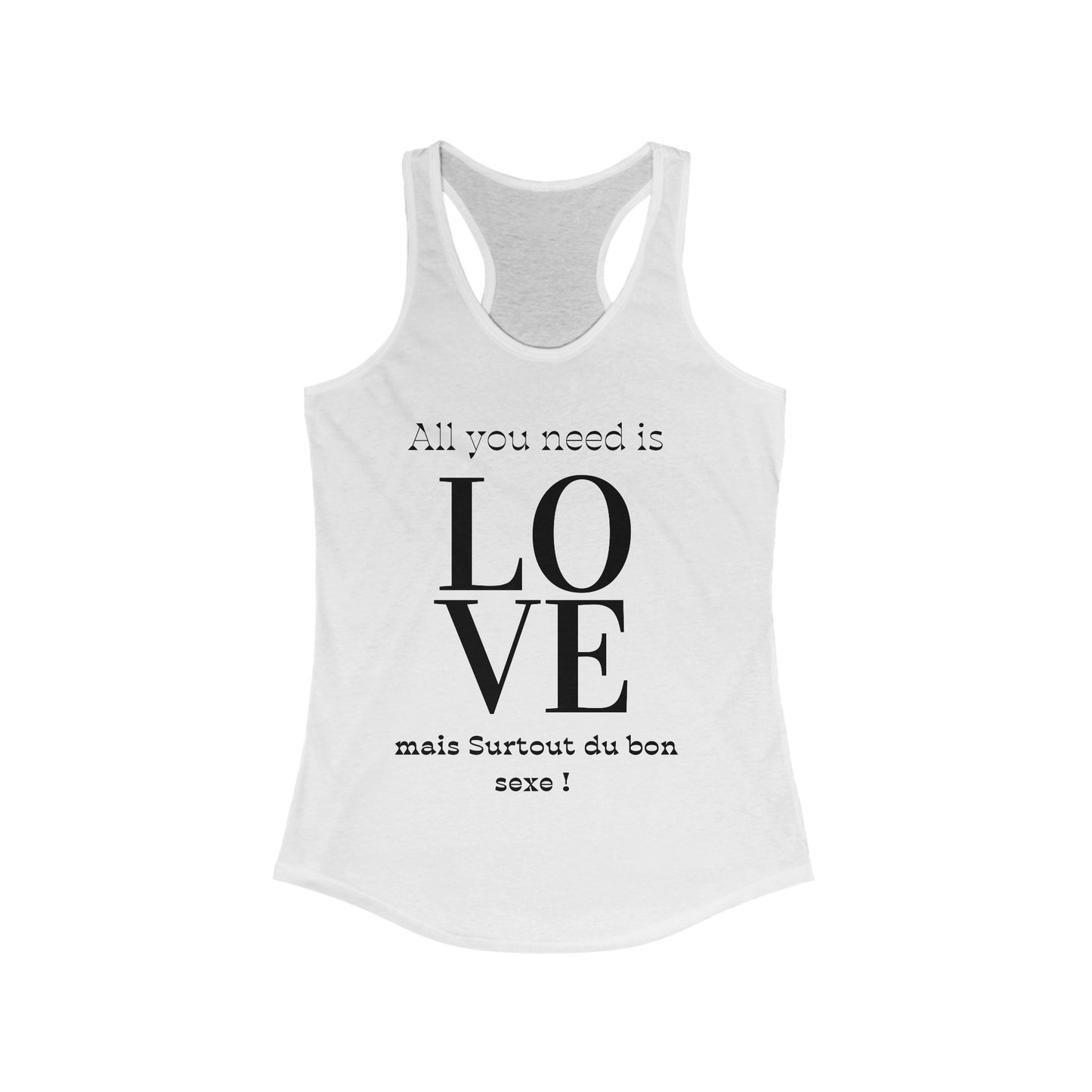 Racerback Tank love